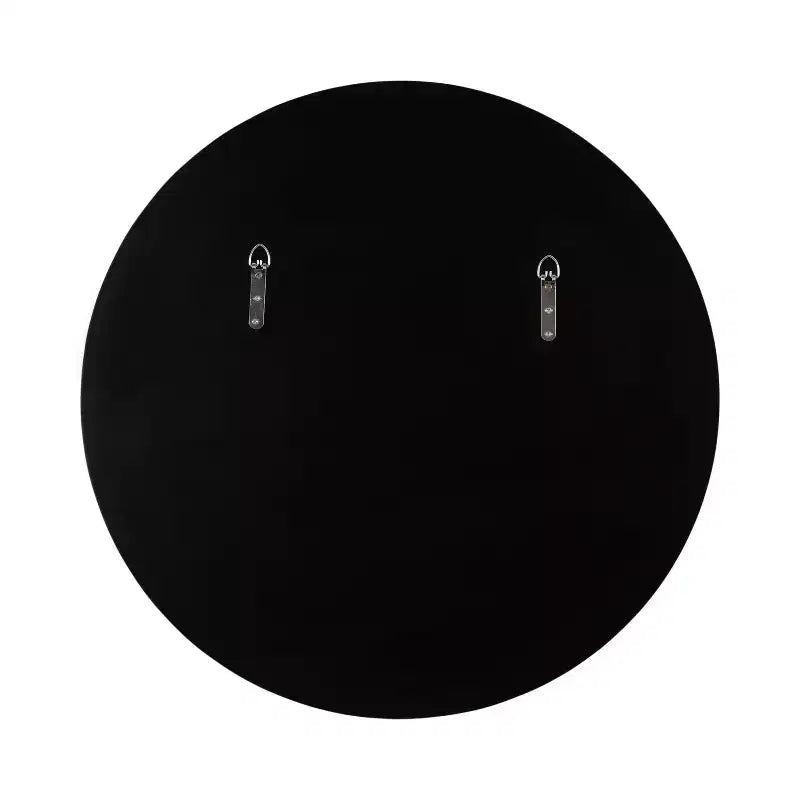 Miroir mural décoratif rond doré 26" avec bord ondulé
