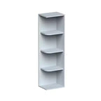 Meuble bas de cuisine Shaker 12"L x 42"H x 9"P – Cadre en bois massif, Gris Colombe