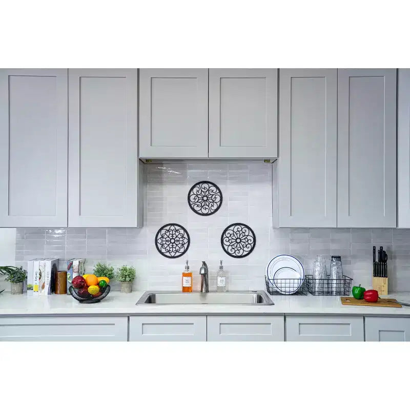 Meuble bas de cuisine Shaker 12"L x 42"H x 9"P – Cadre en bois massif, Gris Colombe