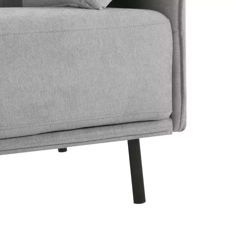 Fauteuil vintage de 99 cm avec revêtement en polyester, cadre en bois massif et pieds en acier, pour la relaxation