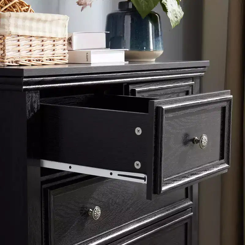 Commode moderne à 6 tiroirs coulissants, dispositif anti-basculement, pour salon