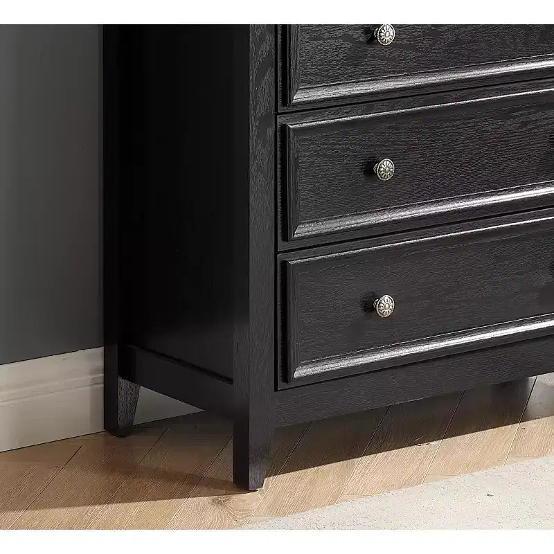 Commode moderne à 6 tiroirs coulissants, dispositif anti-basculement, pour salon
