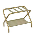 Narwey Luggage Rack for Guest Room, Folding Suitcase Stand with Shoe Shelf