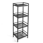 Étagère de rangement de cuisine autoportante en métal à 3/4 niveaux – Organiseur peu encombrant pour salle de bain, chambre, salon, bureau