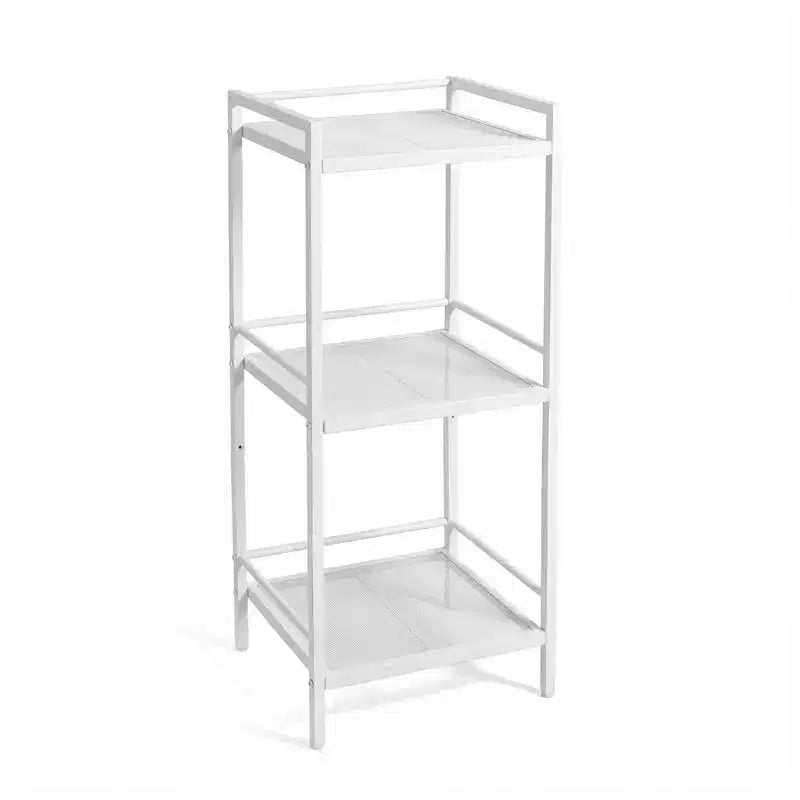 Étagère de rangement de cuisine autoportante en métal à 3/4 niveaux – Organiseur peu encombrant pour salle de bain, chambre, salon, bureau