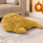 Pouf en forme de baleine géante pour enfants – Fausses fourrures, à partir de 3 ans