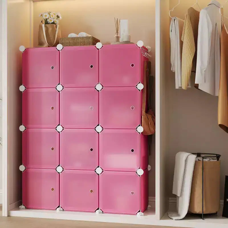 Organisateur de placard à chaussures, étagère à chaussures empilable portable avec 2 crochets, rangement autoportant peu encombrant pour chambre, placard, entrée, appartement