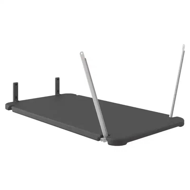 Étagère verticale à 6 compartiments pour abri de jardin – Rangement extérieur suspendu peu encombrant, noir
