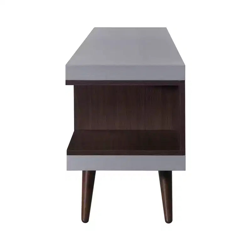 Meuble TV en bois de 180 cm avec 5 étagères de rangement – Convient aux téléviseurs jusqu'à 75"