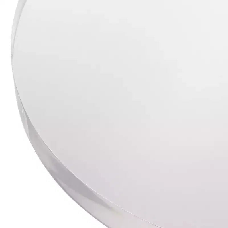 Table d'appoint ronde 14" en or et acrylique transparent – Style glamour et luxueux