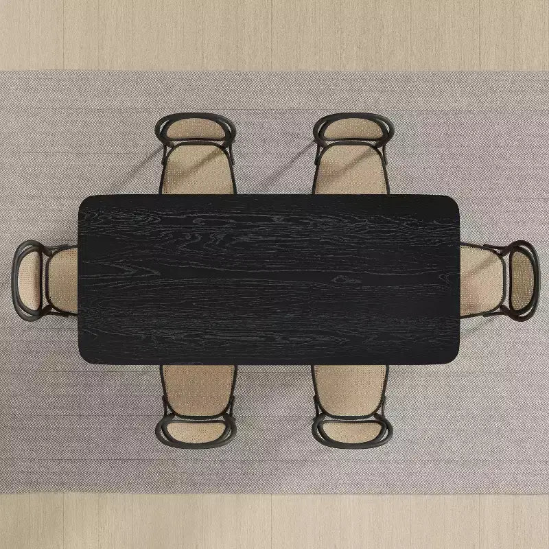 Table à manger moderne en bois – Table de cuisine et de salle à manger