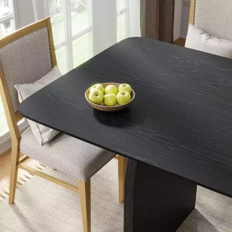 Table à manger moderne en bois – Table de cuisine et de salle à manger