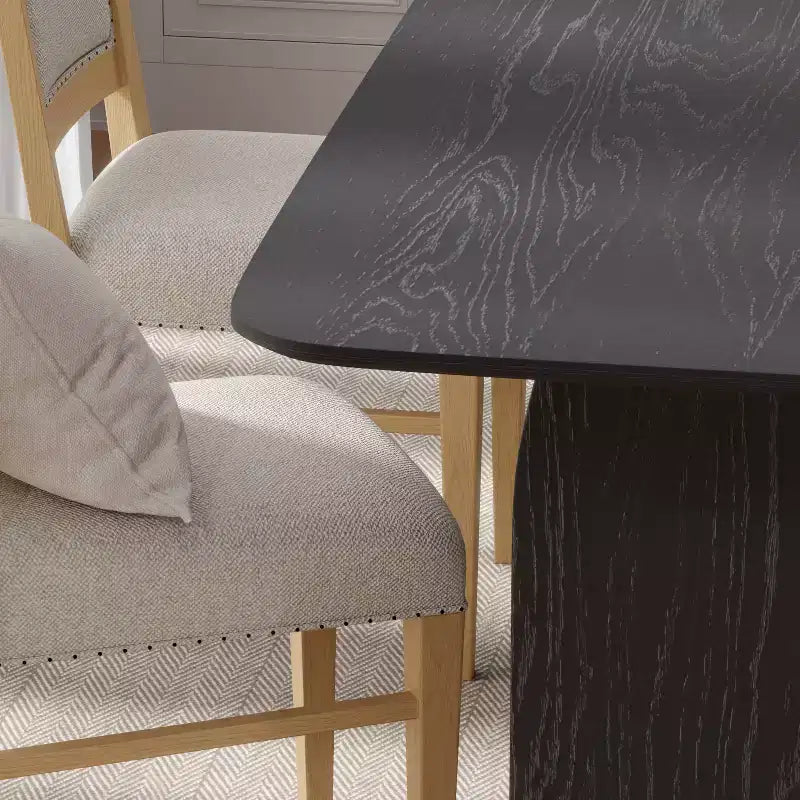 Table à manger moderne en bois – Table de cuisine et de salle à manger