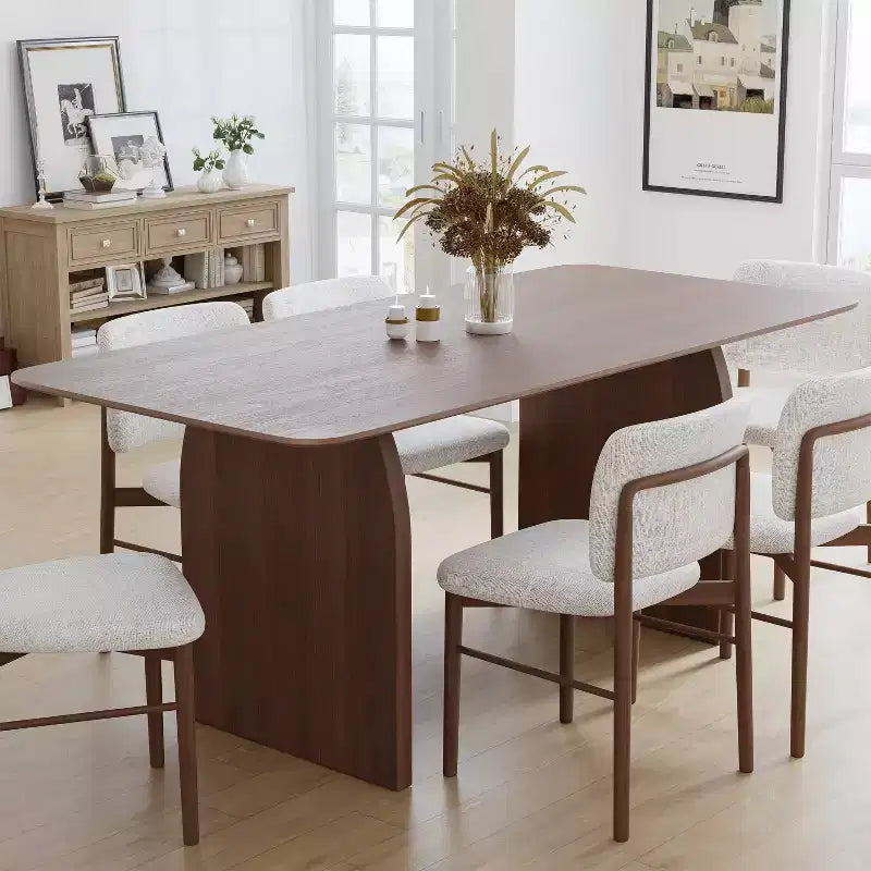 Table à manger moderne en bois – Table de cuisine et de salle à manger