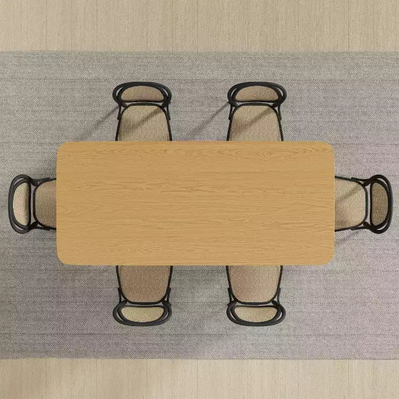 Table à manger moderne en bois – Table de cuisine et de salle à manger