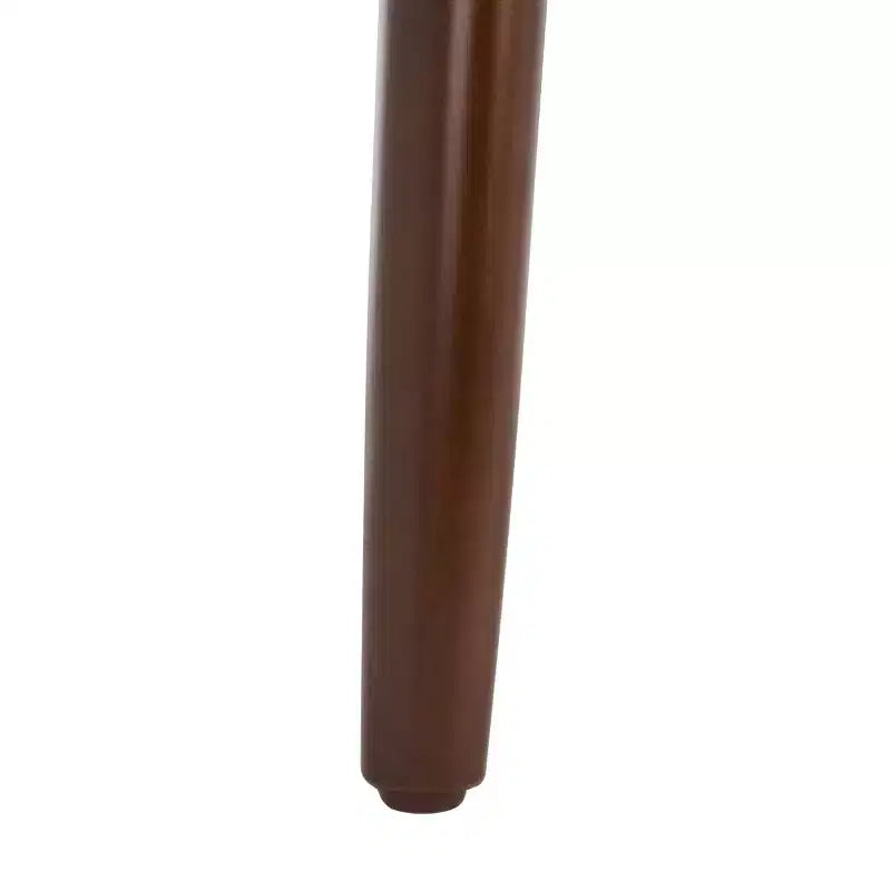 Fauteuil d'appoint blanc rembourré – Cadre en bois massif, capacité de 125 kg