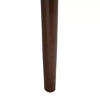 Fauteuil d'appoint blanc rembourré – Cadre en bois massif, capacité de 125 kg