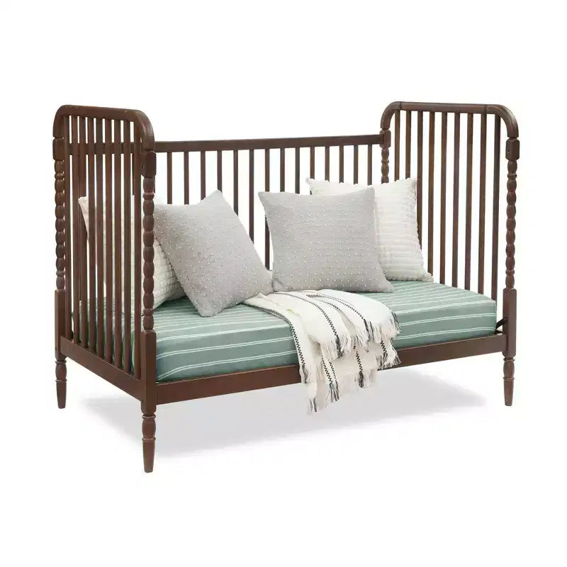 Lit de bébé convertible 4-en-1 – Pin massif, GREENGUARD Gold