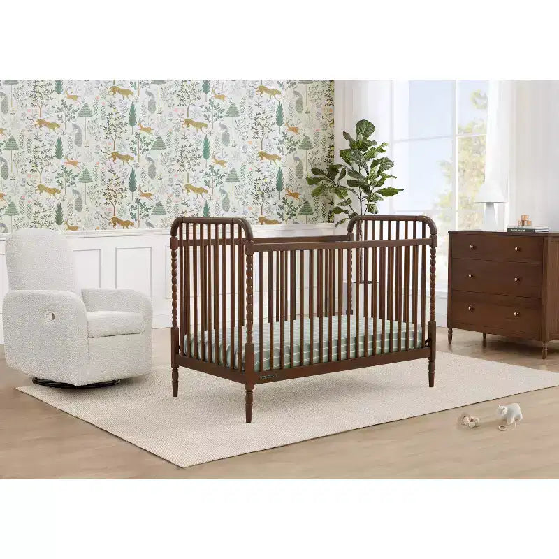 Lit de bébé convertible 4-en-1 – Pin massif, GREENGUARD Gold