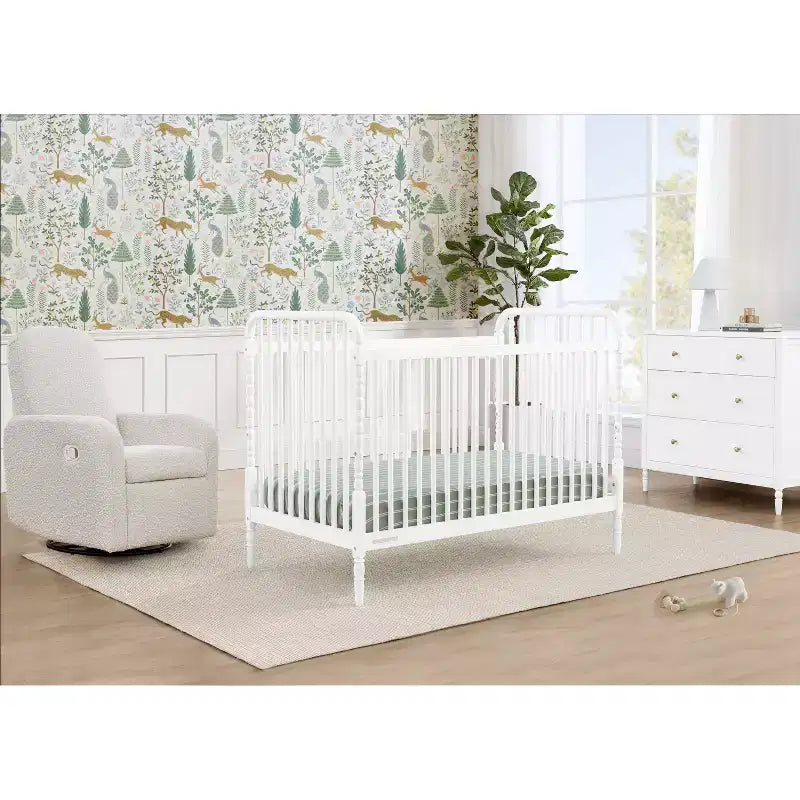 Lit de bébé convertible 4-en-1 – Pin massif, GREENGUARD Gold