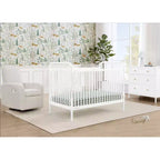 Lit de bébé convertible 4-en-1 – Pin massif, GREENGUARD Gold